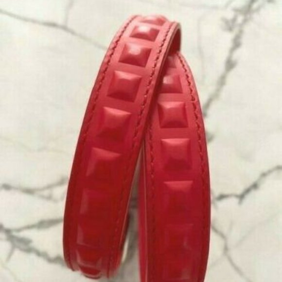 Balenciaga Grommet Triple Wrap Leather Bracelet - Picture 5 of 7